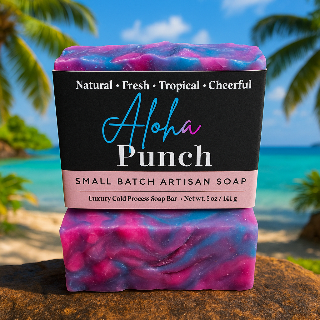 DeShawn Marie Soap Boutique - Wholesale Bar Soap - Aloha Punch Bar Soap0