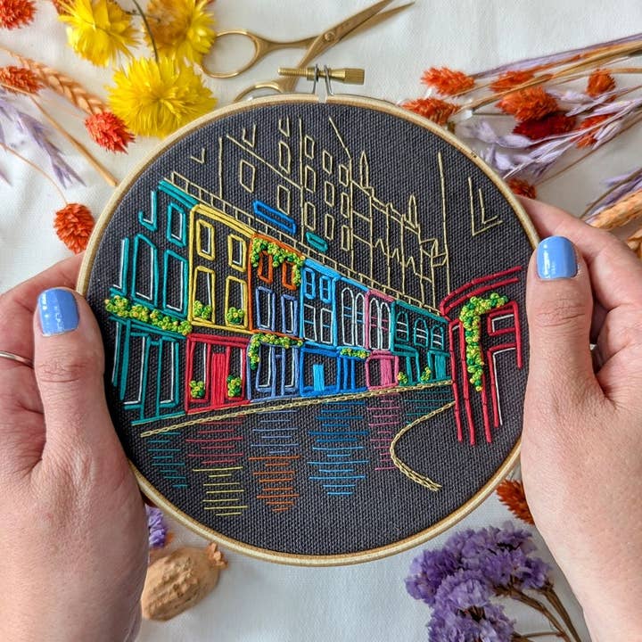 Victoria Street Embroidery Kit for wholesale by Paraffle