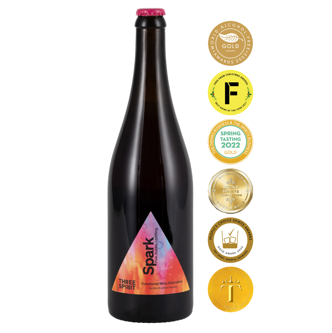 Three Spirit - Wholesale Non-Alcoholic Spirits/Wine/Beer - Blurred Vines Spark - Non Alcoholic Wine (6/750ml)3