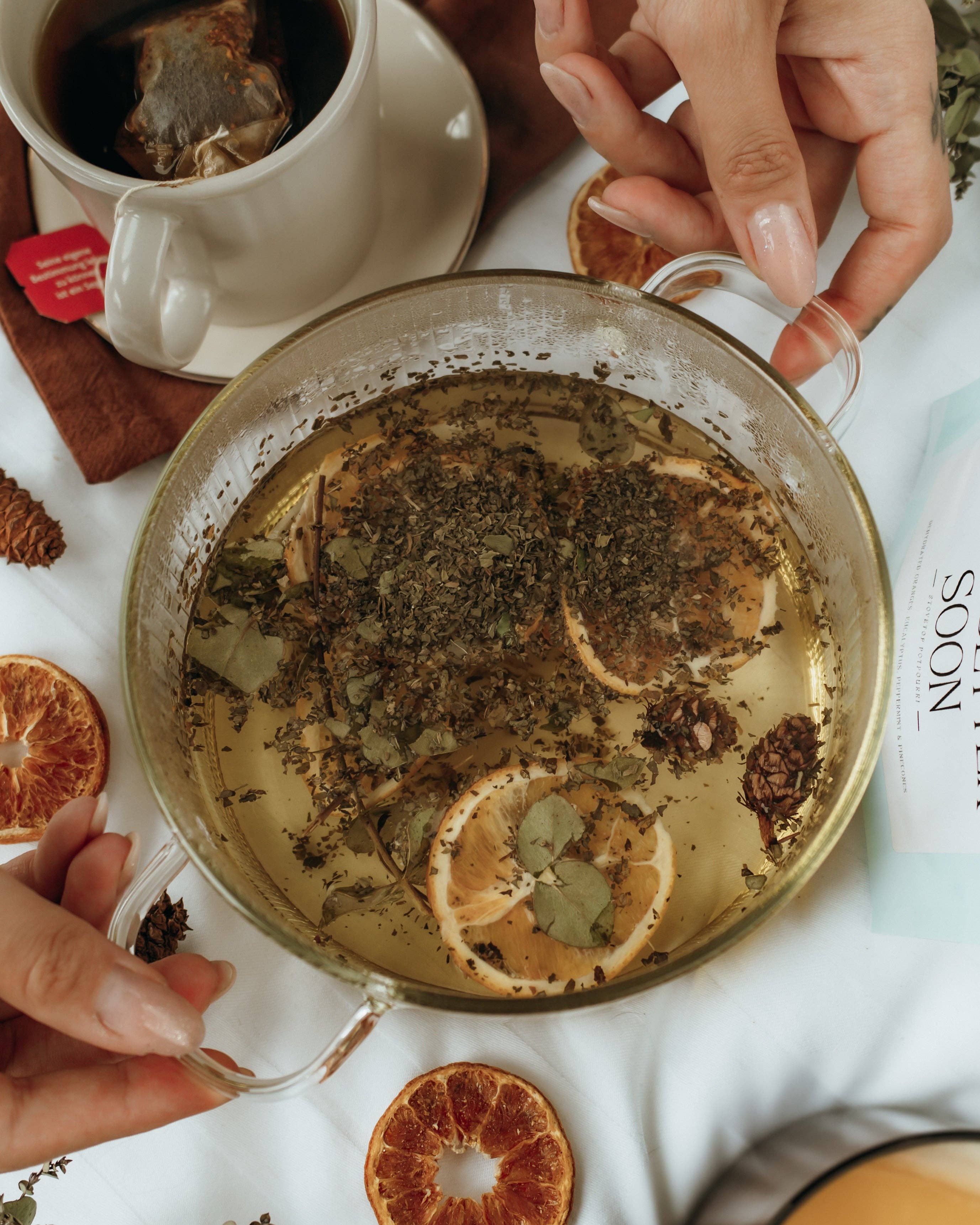 Lily Belle Boutique – Pot-pourri por atacado – Panela de Vidro e Madeira para Infusão | Potpourri para Fogão7