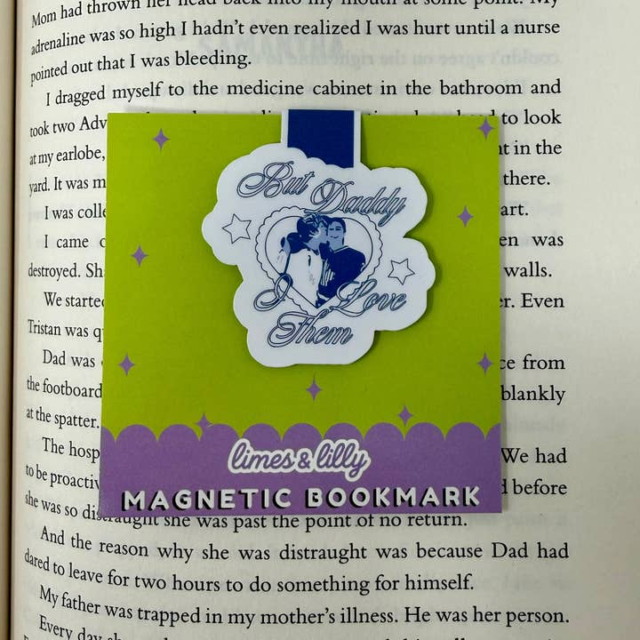 But Daddy I Love Them Heated Rivalry Magnetic Bookmark for wholesale by Limes & Lilly