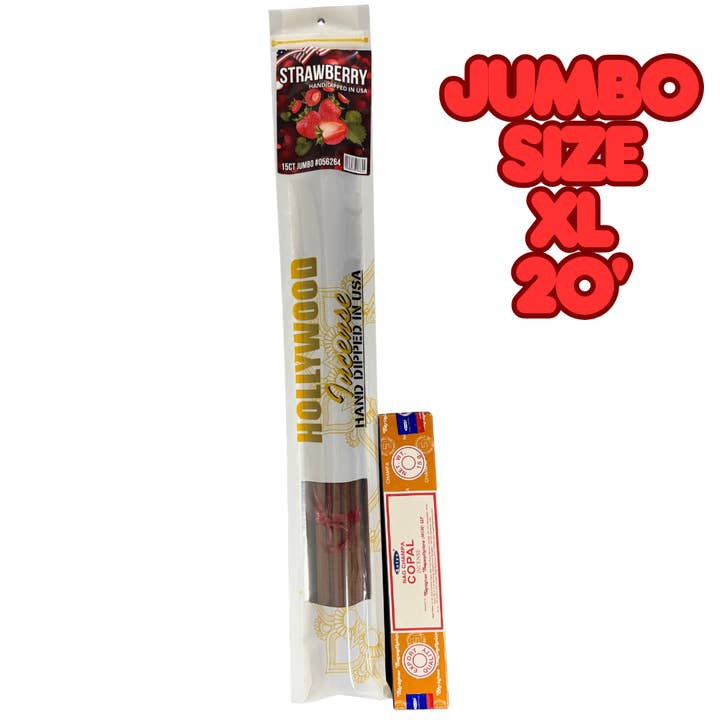Strawberry Jumbo 20' Inch Long Incense Sticks for wholesale by Botanica Luz Del Dia Inc