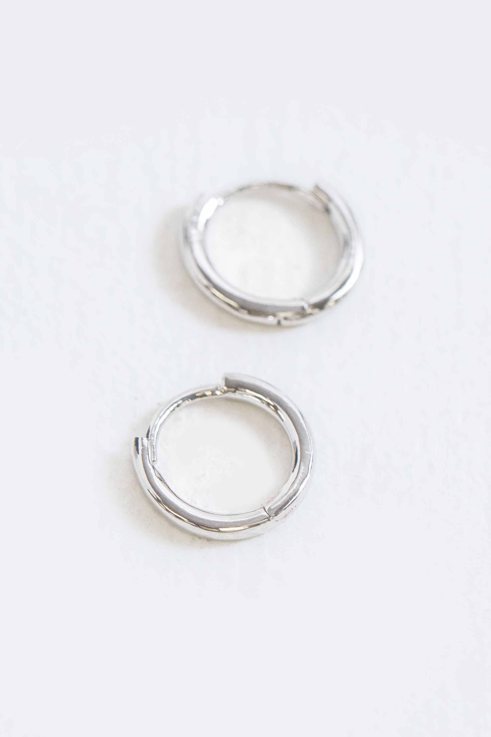 Lovoda - Wholesale Huggie Earrings - Ultra Mini Huggie Hoop Earrings | Silver0
