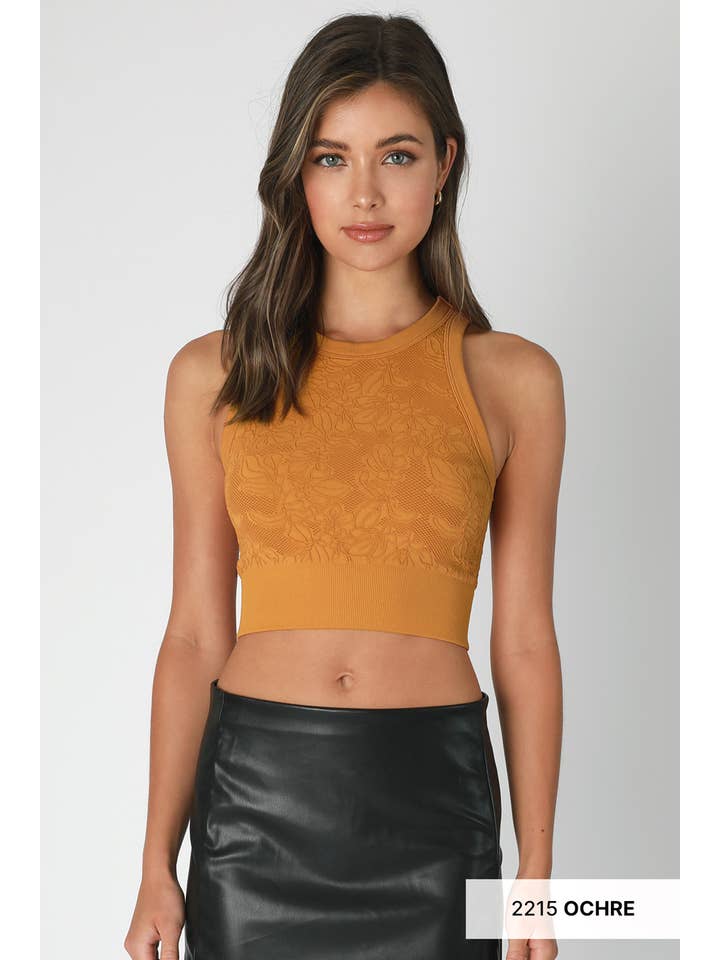 NIKIBIKI - Wholesale Knit Top - Women's - NS8330 - Lace High Neck Crop26