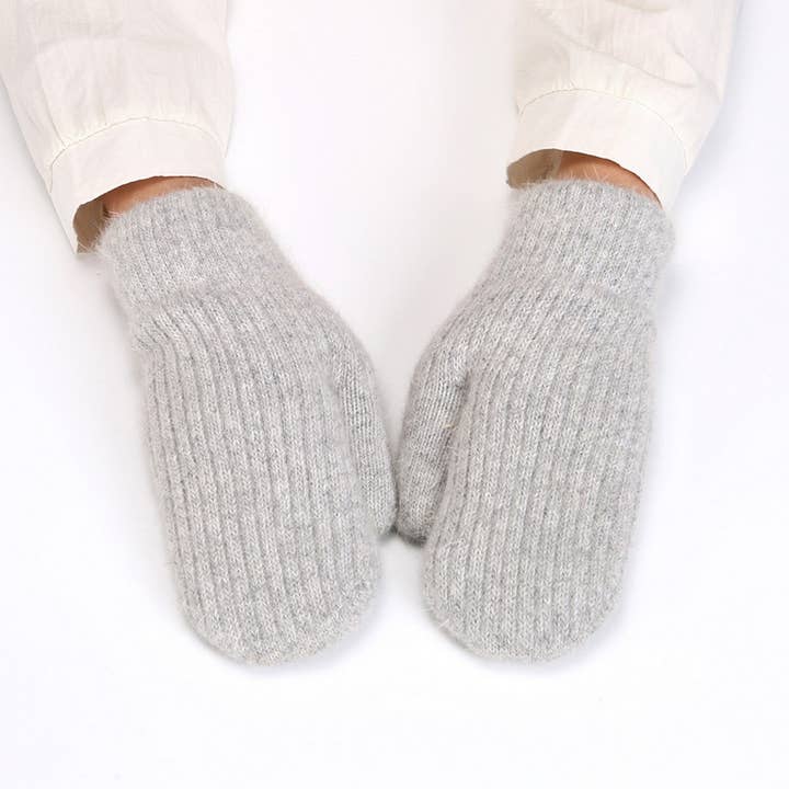 ACCITY - Wholesale Gloves - Unisex - KNITTED WOOL COVERED WINDPROOF WARM GLOVES_CWAG02492