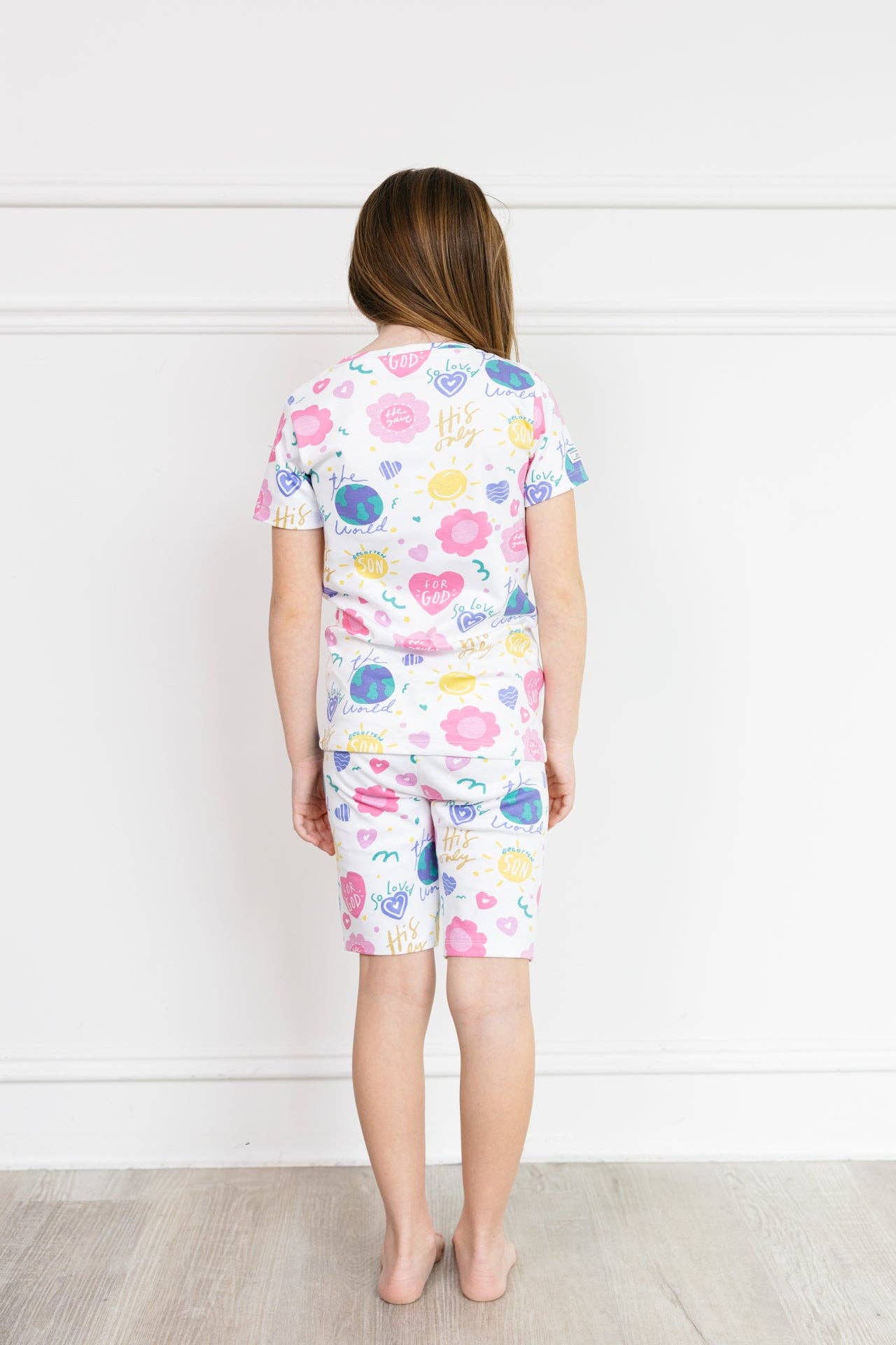 Holy Pals - Wholesale Sleepwear Set - Kids - For God So Loved The World PJ Shorts Set Cotton2
