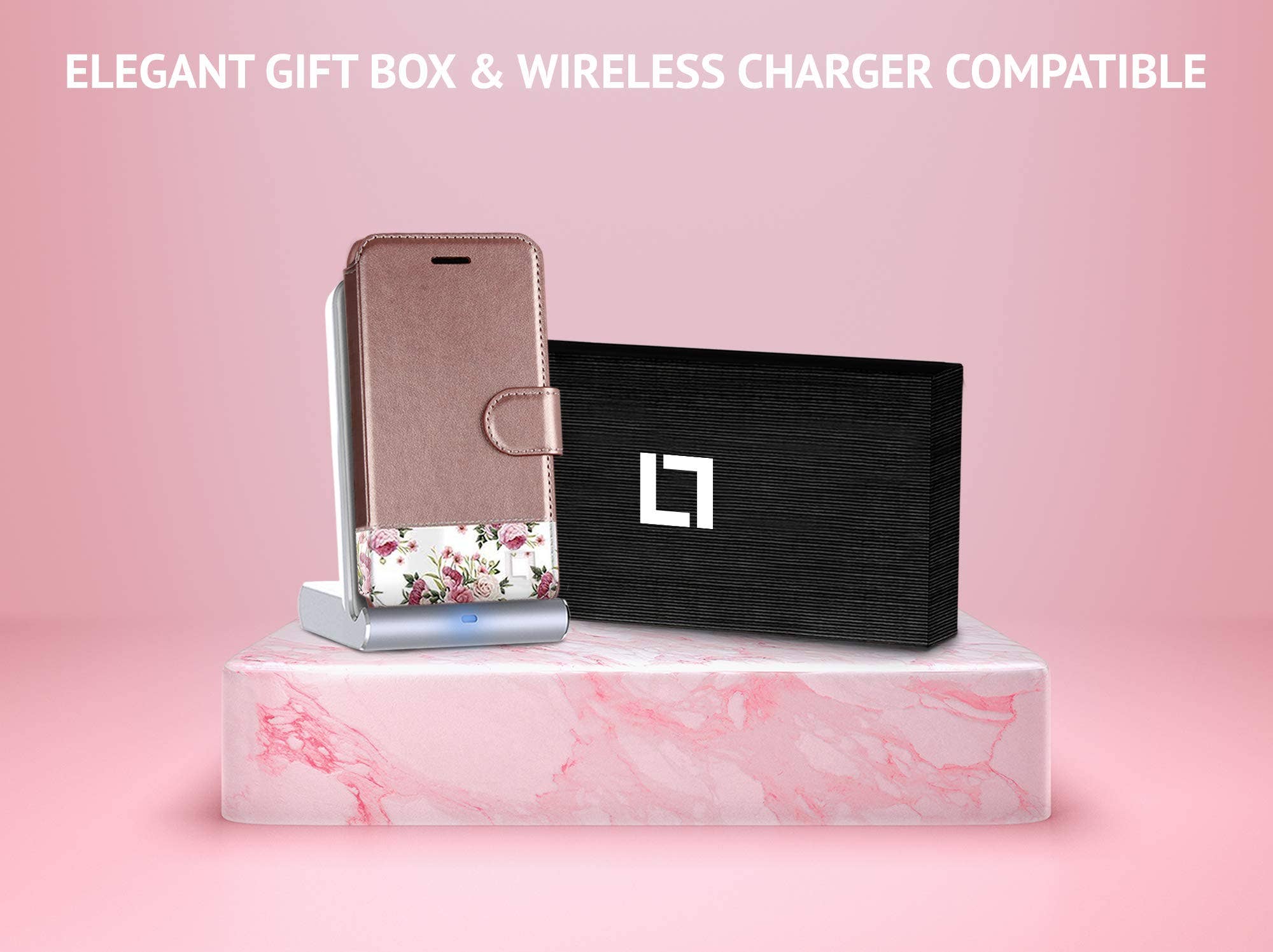 LUPA Legacy - Wholesale Phone Case - Women's - iPhone 15 Pro Max Leather Wallet Case - Floral Charm5