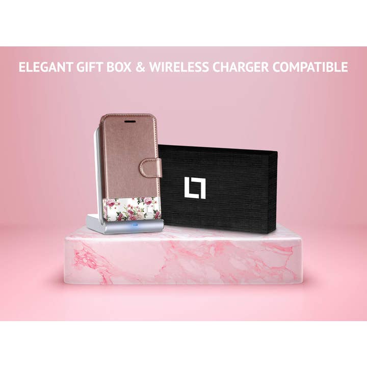 LUPA Legacy - Wholesale Phone Case - Women's - iPhone 15 Pro Max Leather Wallet Case - Floral Charm5