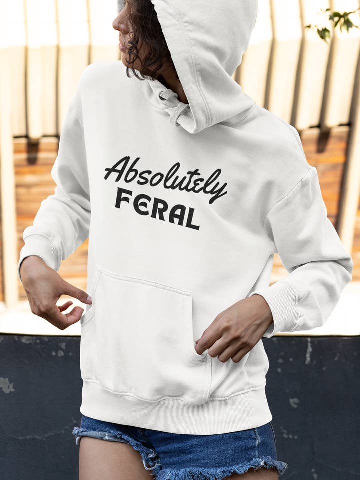 Assolutamente Selvaggia - Felpa con Cappuccio da Donna per la vendita all'ingrosso da parte di Smart Ass Shirts