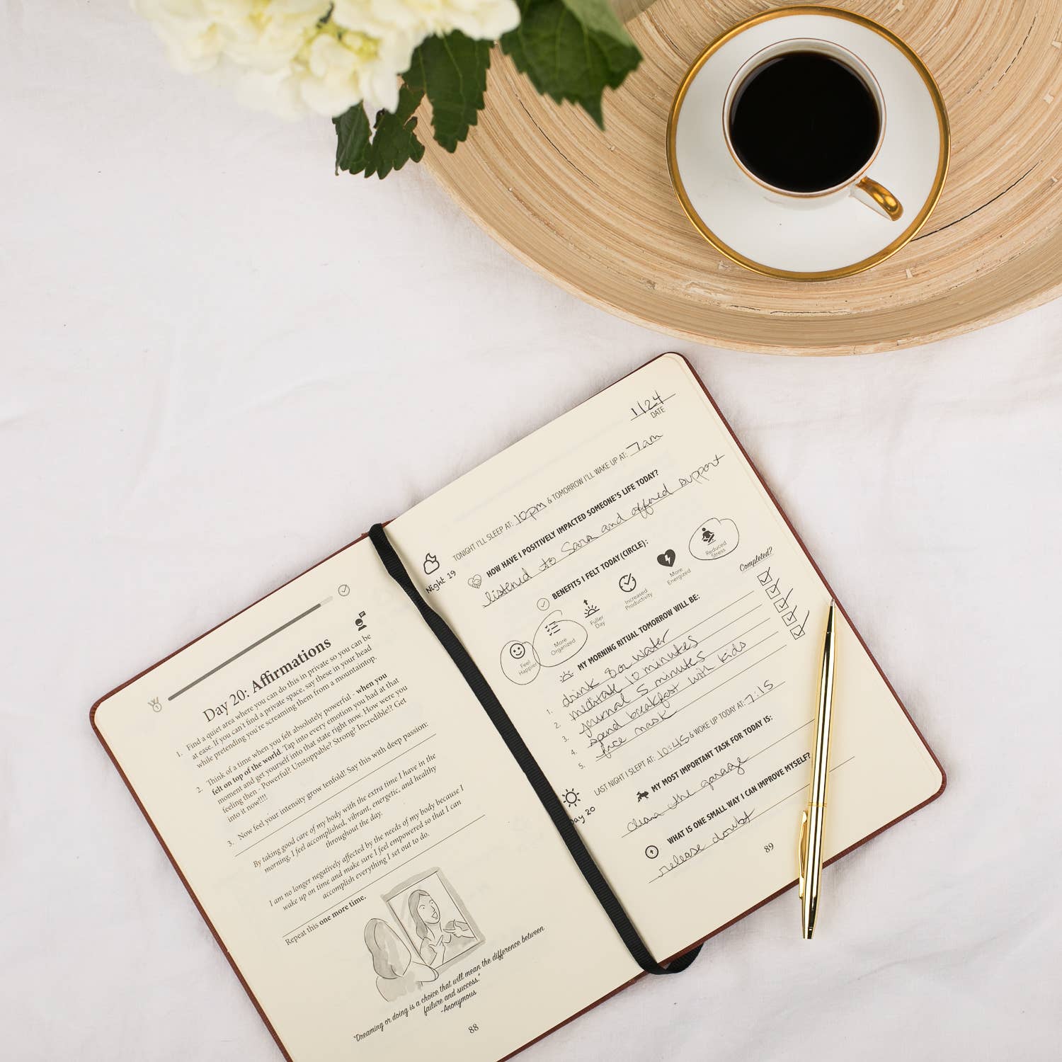 Habit Nest – Diário por atacado – The Morning Sidekick Journal - Planejador guiado para as melhores manhãs6