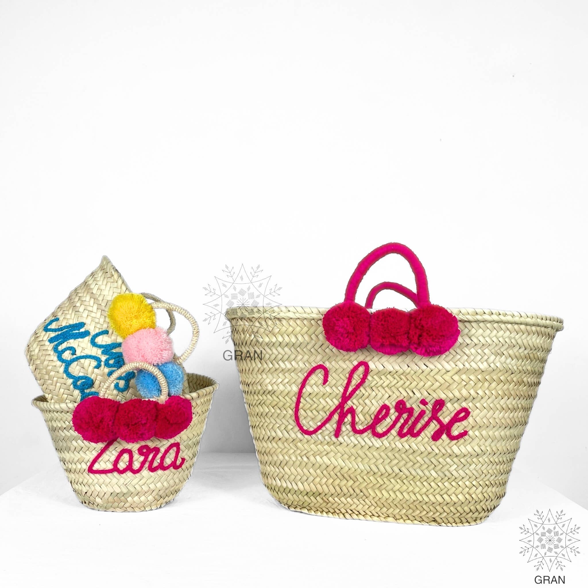 Gran Wholesale – Saco de praia por atacado – Bolsa de praia de palha personalizada para o verão, cesta de praia.9