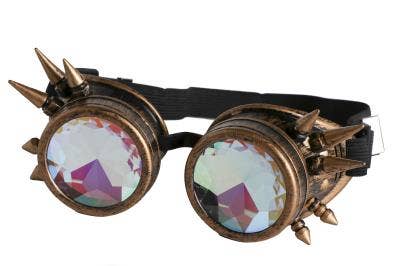 Western Fashion – Großhandel Sonnenbrille – Damen – 68747 - Steampunk-Kaleidoskop-Brille - Psychedelic15