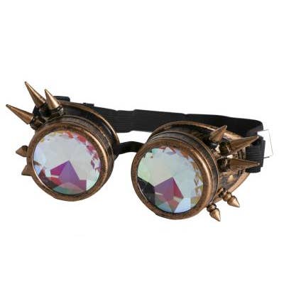 Western Fashion – Großhandel Sonnenbrille – Damen – 68747 - Steampunk-Kaleidoskop-Brille - Psychedelic15