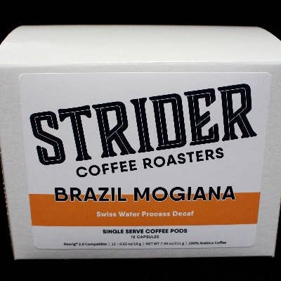 Strider Coffee Roasters - Wholesale Ground Coffee - Brazil Mogiana Decaf | K Cups