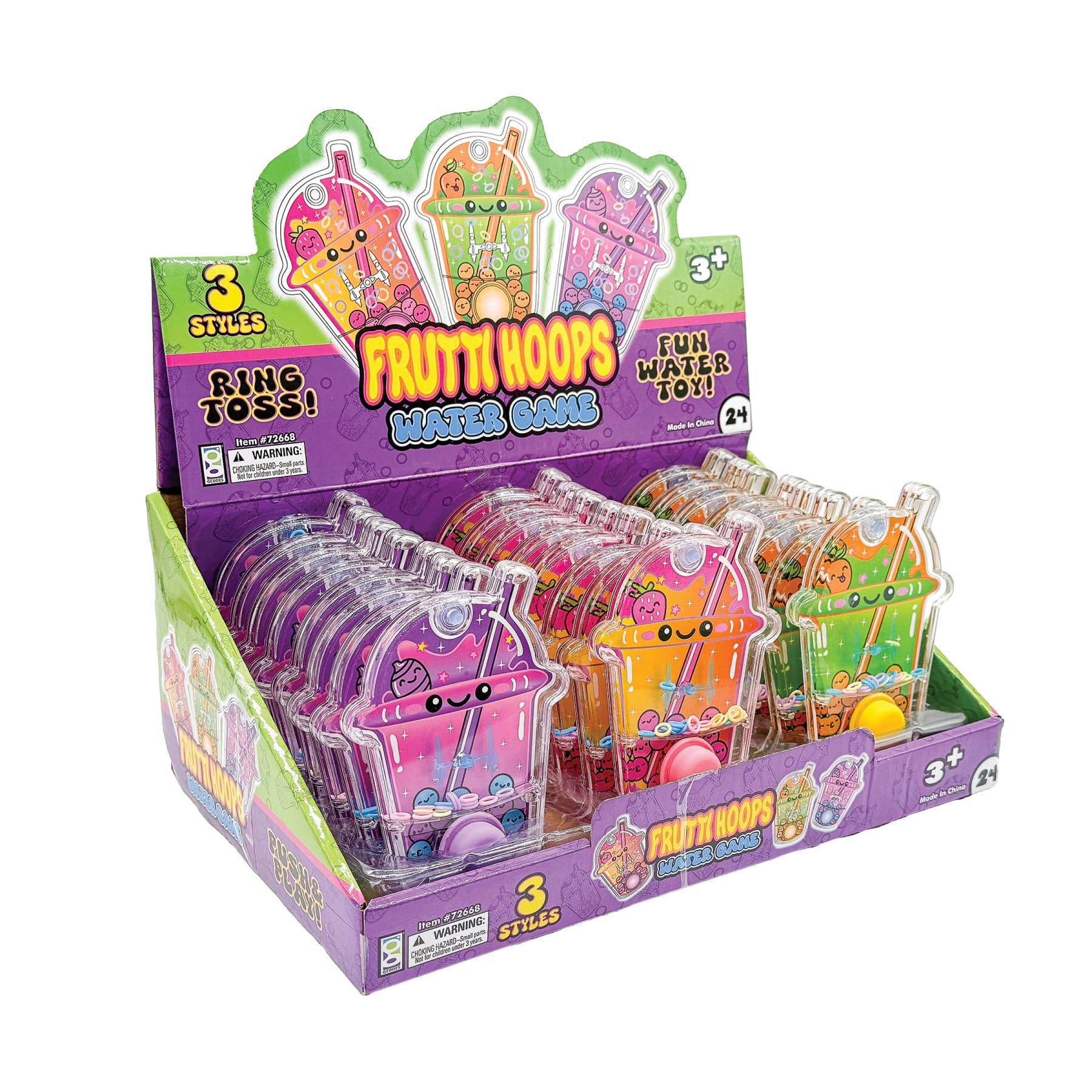 Geddes - Wholesale Classic Toy - Kids - FRUTTI HOOPS WATER GAME    24/DSP2