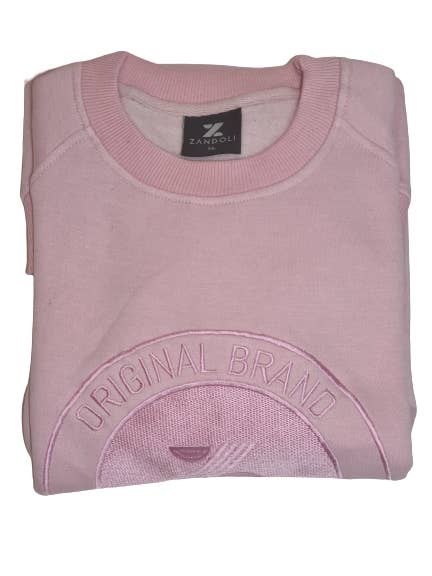 Baby Pink Sweatshirt for wholesale by Zandoli