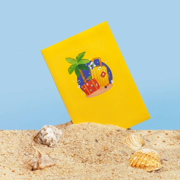 papercrush – Engroshandel Hverdagshilsen kort – God rejse pop-op kort | 3D lykønskningskort6