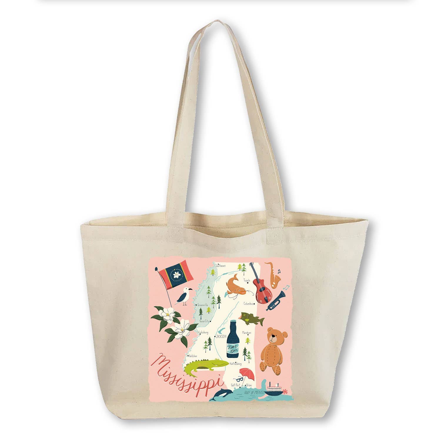 Works of Heart - Wholesale Tote Bag - Unisex - Home State Home: Canvas Totebag22