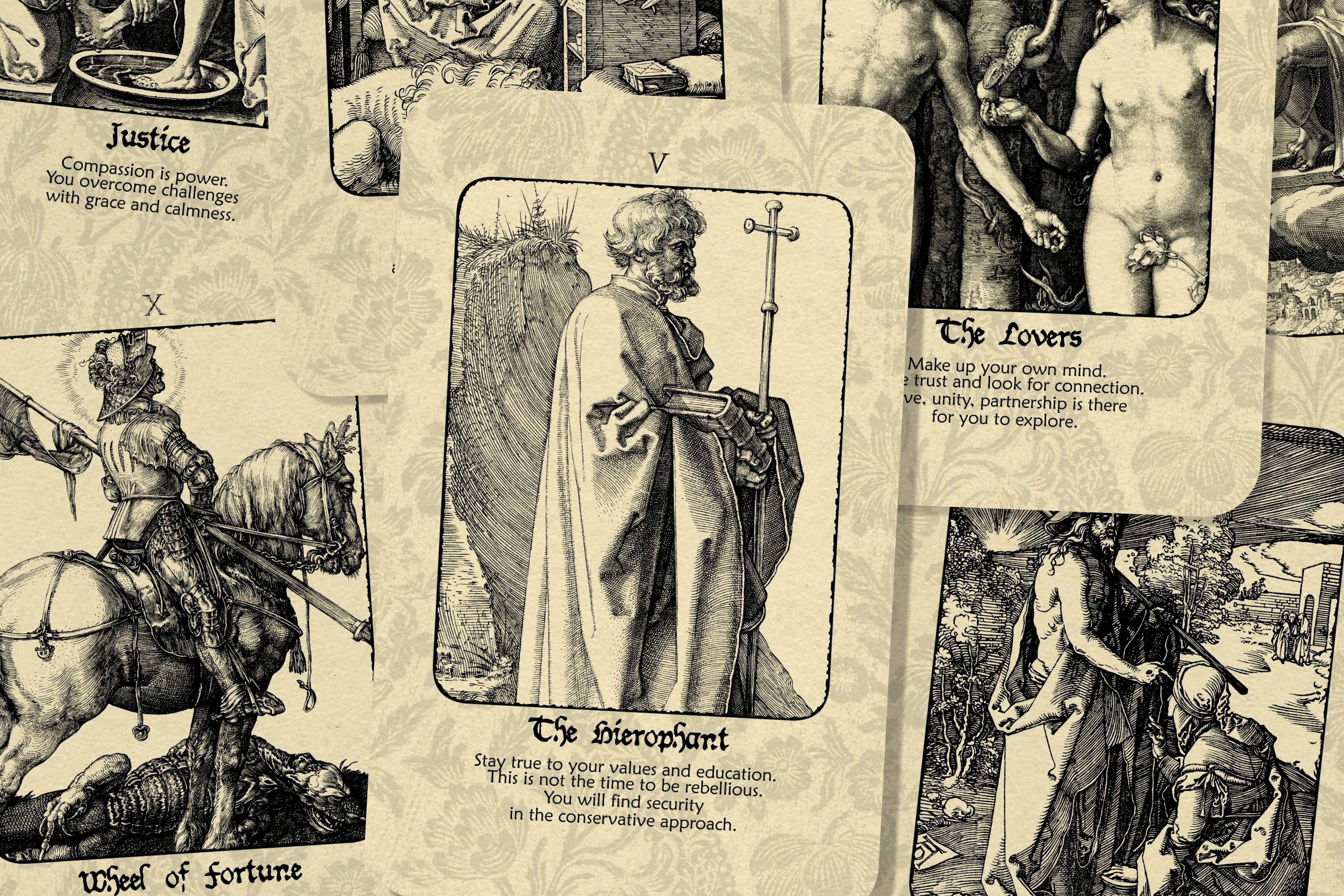 Ibiza Tarot USA - Vendita all'ingrosso Tarocchi - Tarocchi di Albrecht Dürer - Arcani maggiori6