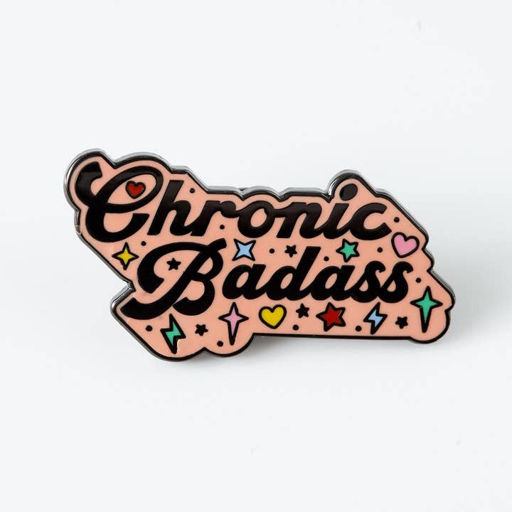 Punky Pins - Wholesale Lapel Pin/Button - Chronic Badass Enamel Pin1