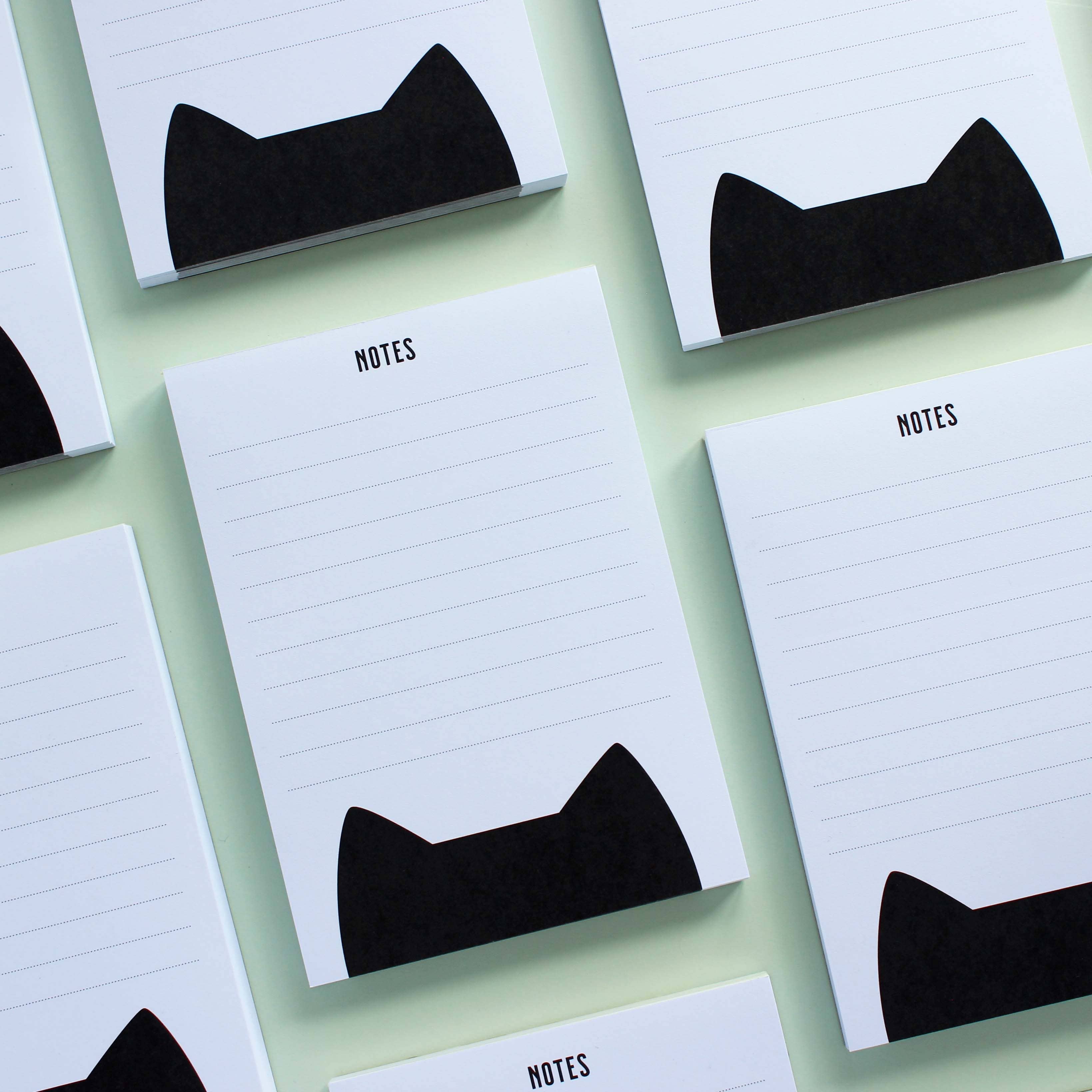 Purple Tree Designs - Wholesale Notepad - A6 Cat Notepad, 75 Tear-off Lined Sheets3