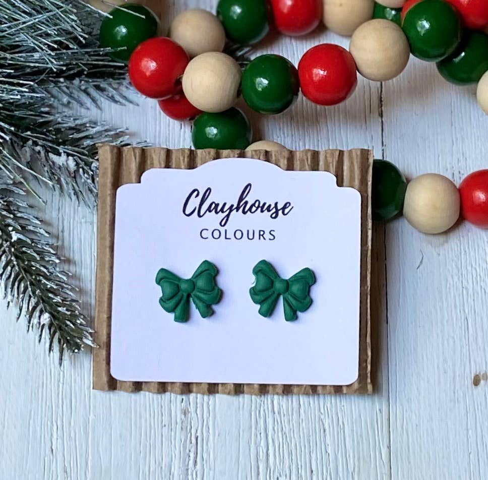 Clayhouse Colours - Wholesale Stud/Post Earrings - Christmas Stud Earrings3