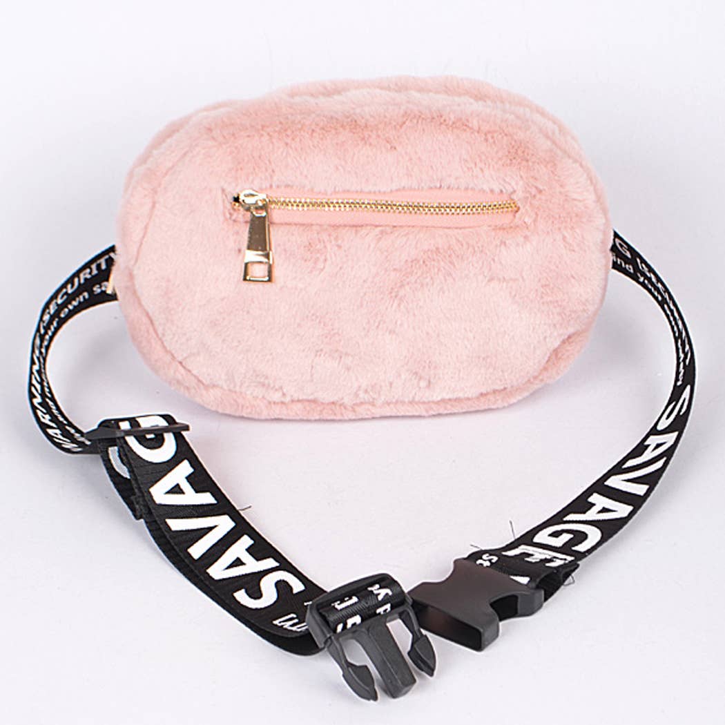 3AM BY H&D ACCESSORIES – wholesale Midjeväska - Dam – Cutie Fuskpäls Fanny Pack2