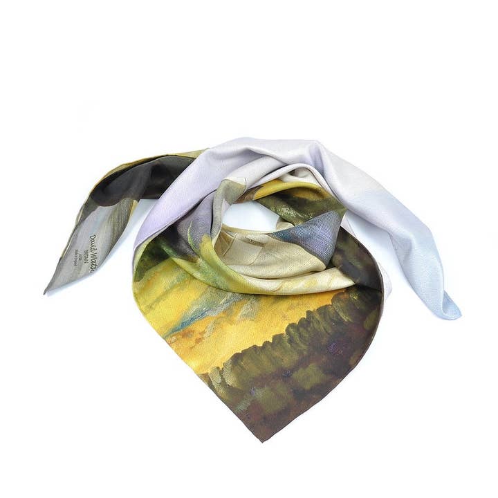 Eilean Donan - Scotland Square Scarf for wholesale by David Watson