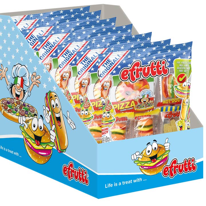 Long Island Candy Factory - Wholesale Gummy - Efrutti Lunch Bag Gummi Candy 2.7 oz 12 Count