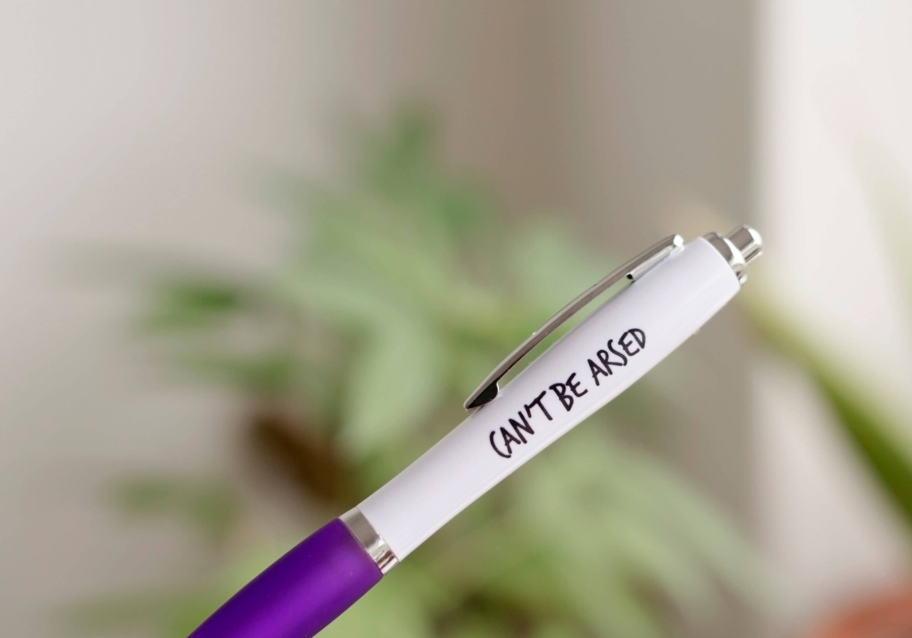 F Bomb Designs – Großhandel Stift – SWEARY STIFTE//Can't Be Arsed//Lustige unhöfliche Stifte3