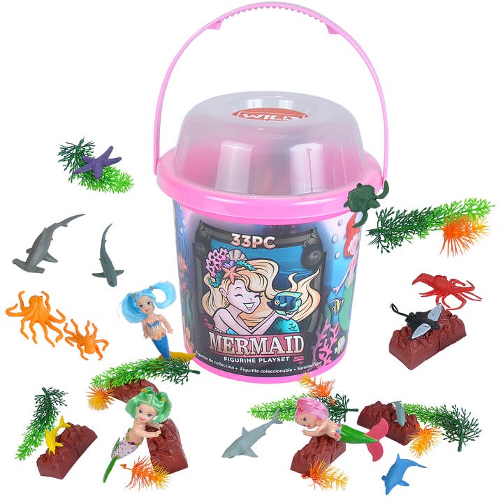 Bucket Mermaid for wholesale by Wild Republic