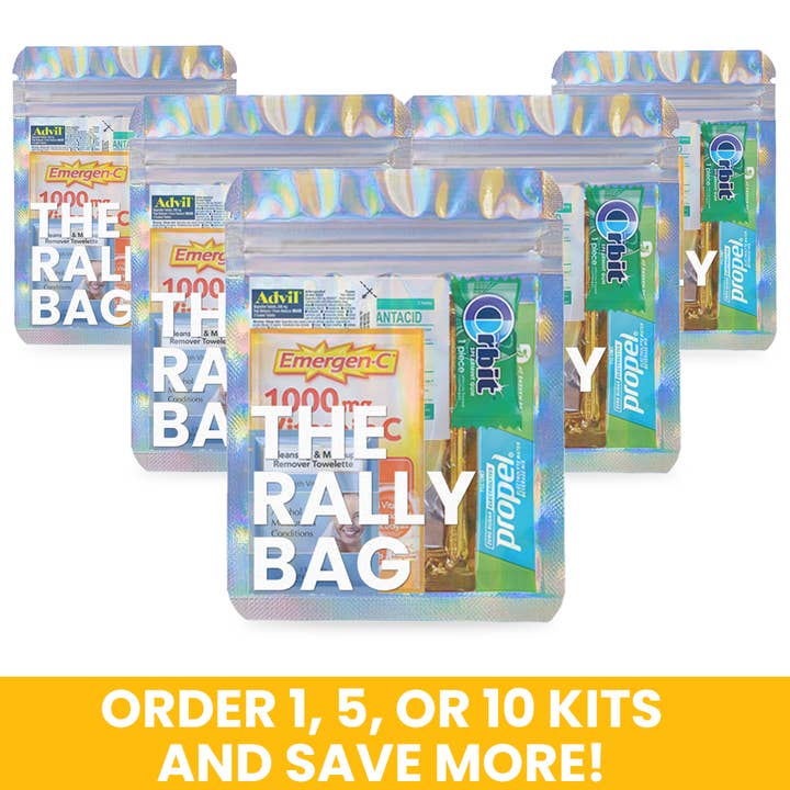 Real Vitamins - Wholesale First Aid Kit - The Rally Bag - Hangover Kits