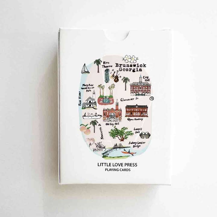 Little Love Press - Wholesale Playing Cards - Custom City Map Playing Cards1
