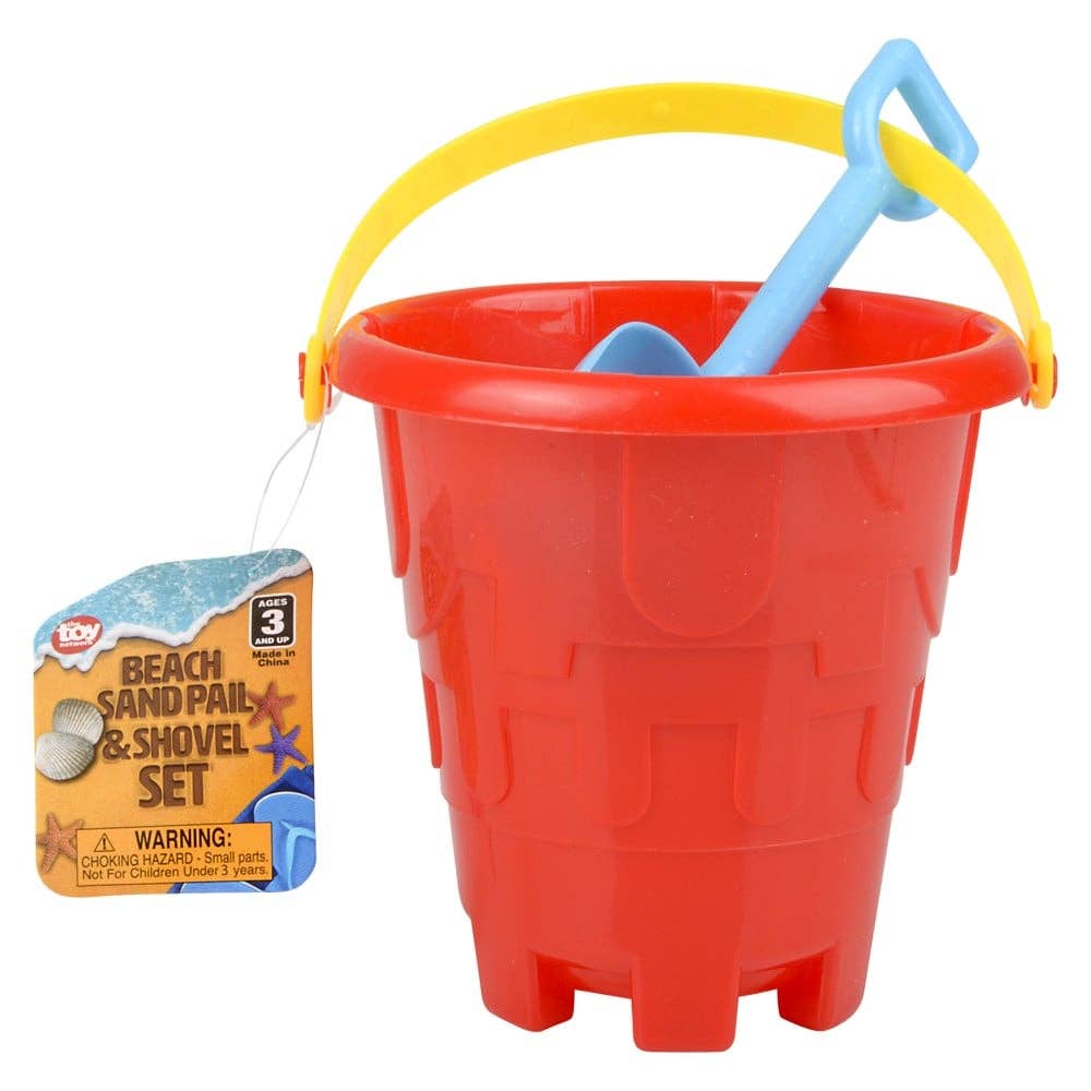 La Luna Bella - Toys - Wholesale Beach/Pool Toy - Kids & Baby - 6" Beach Sand Pail & Shovel Set  - LLB Toys1