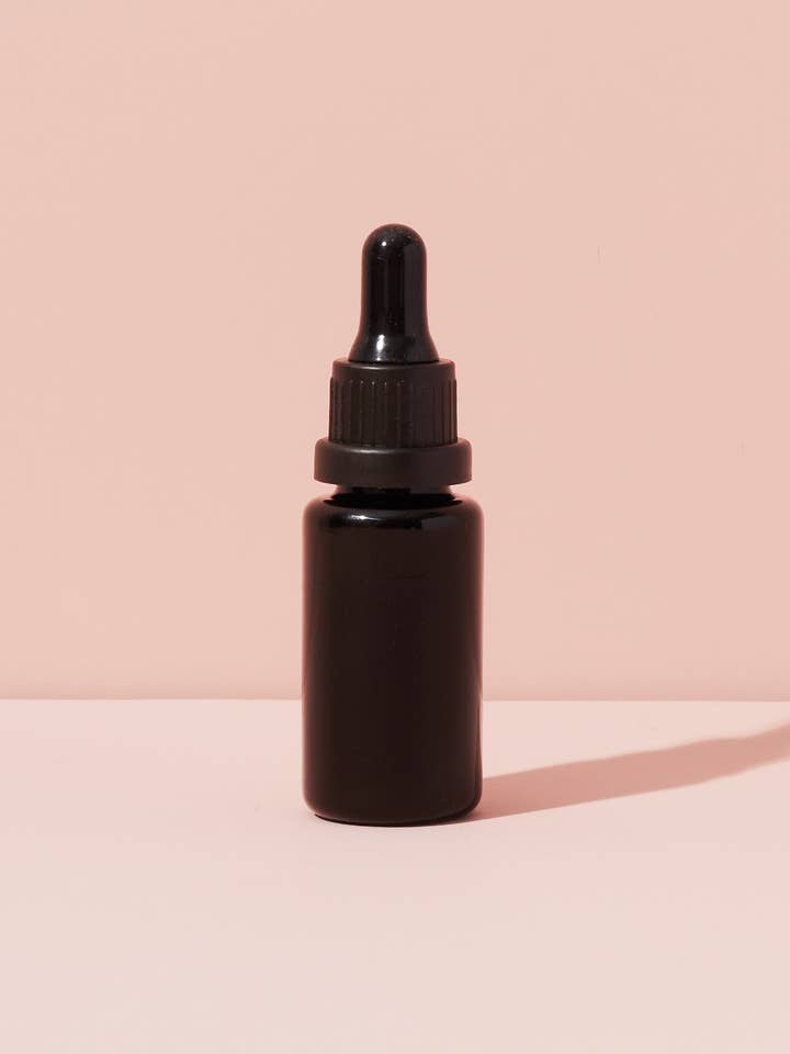 Flacone contagocce in vetro uv nero da 0,67 oz/20 ml per la vendita all'ingrosso da parte di makesy