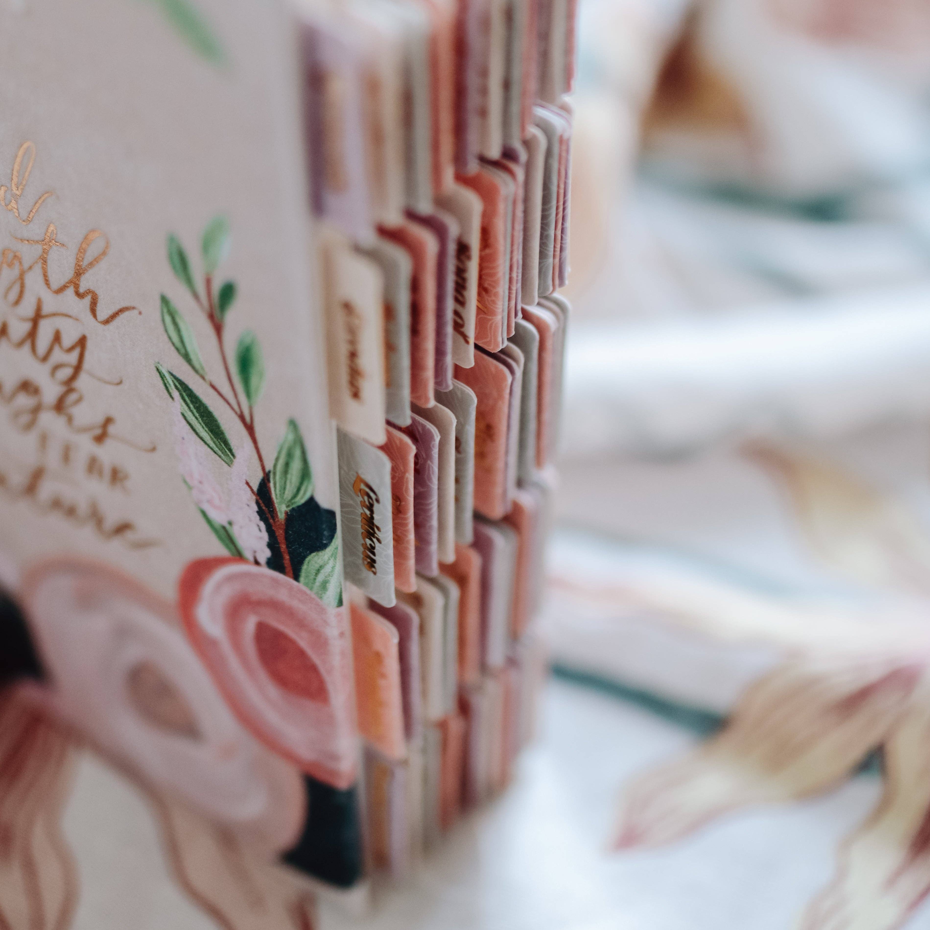 The Daily Grace Co - Wholesale Sticker - Pastel Floral Bible Tabs3