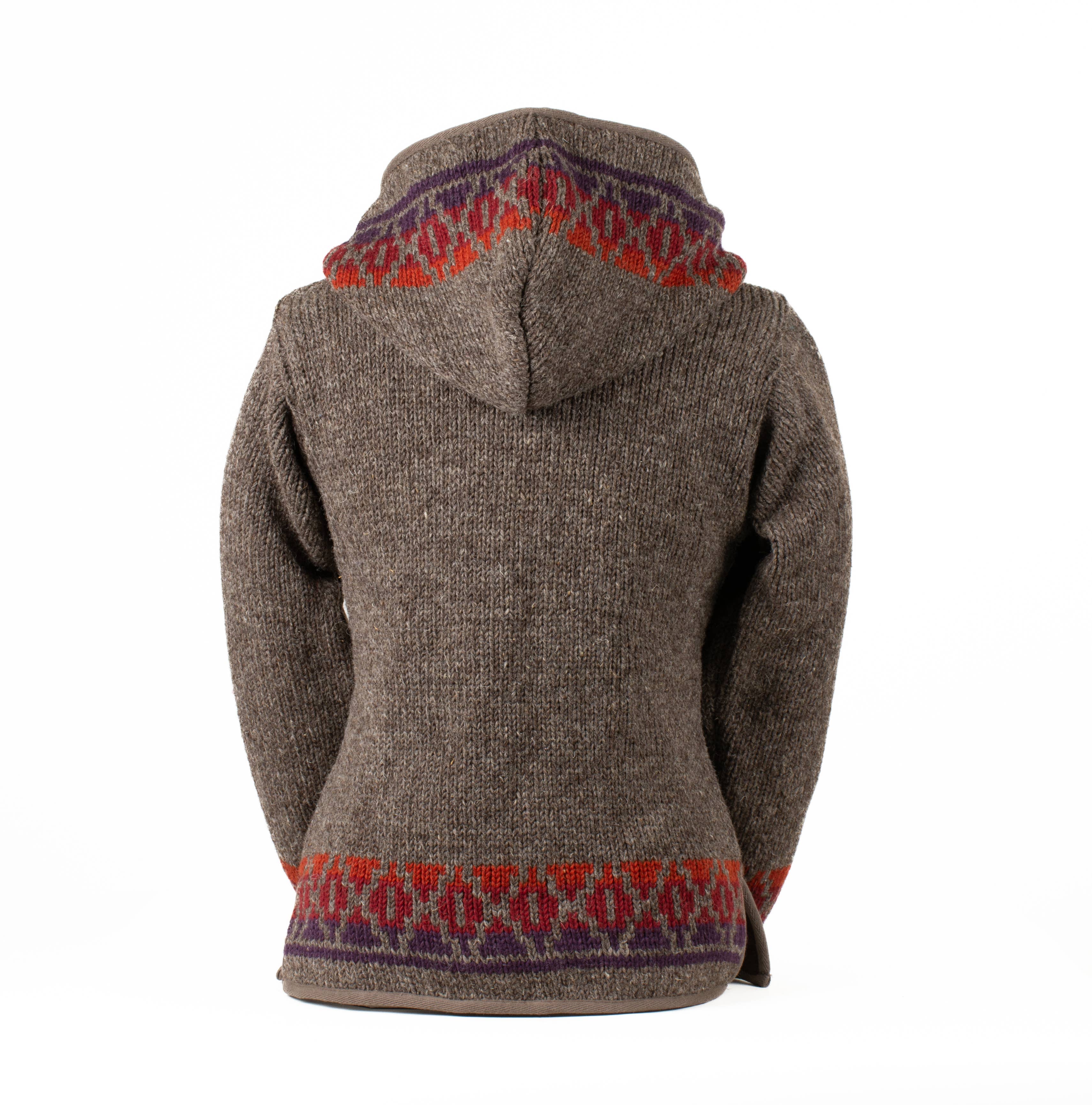 Lost Horizons Knitwear – Ships from USA - Wholesale Knit Sweater - Women's - Misty Wool Knit Sweater with Lined Hood8