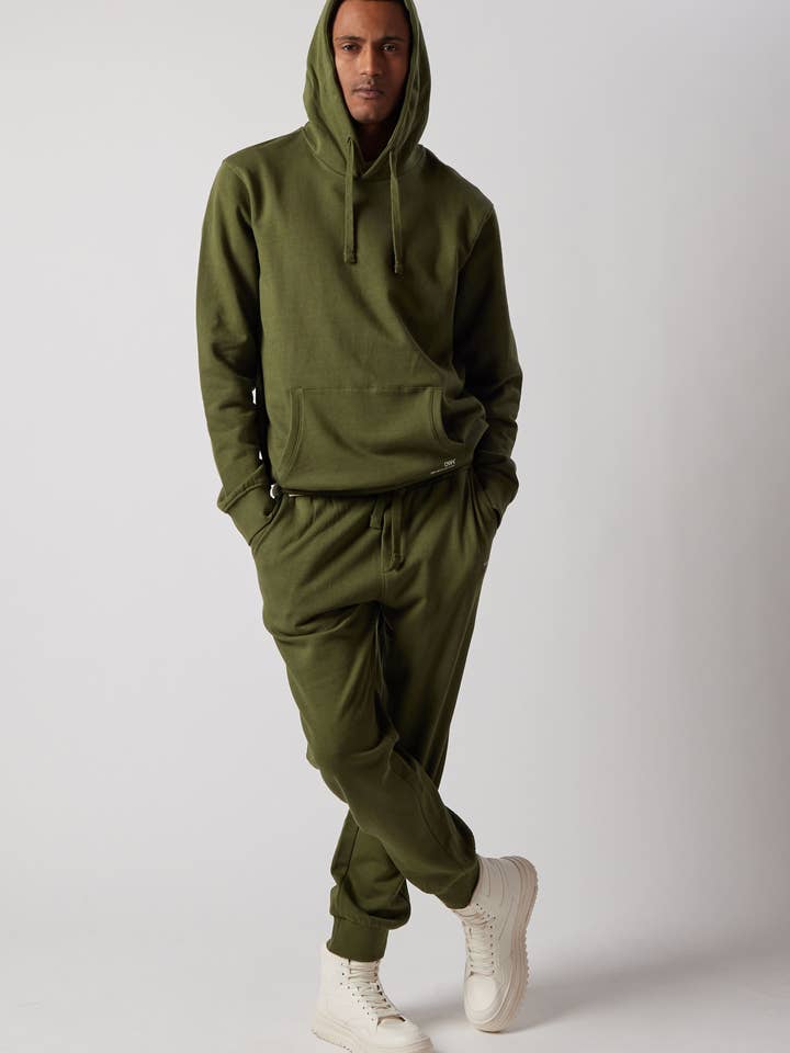 OWN OFF WITH NATURE - Wholesale Lounge Set - Men's - Hooded Sweatshirt Set + Fleece Joggers16