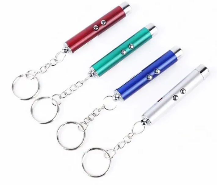 Square Deal Recordings & Supplies - Wholesale Keychain - Unisex - Keychain - Dual Light Red Laser And White LED1