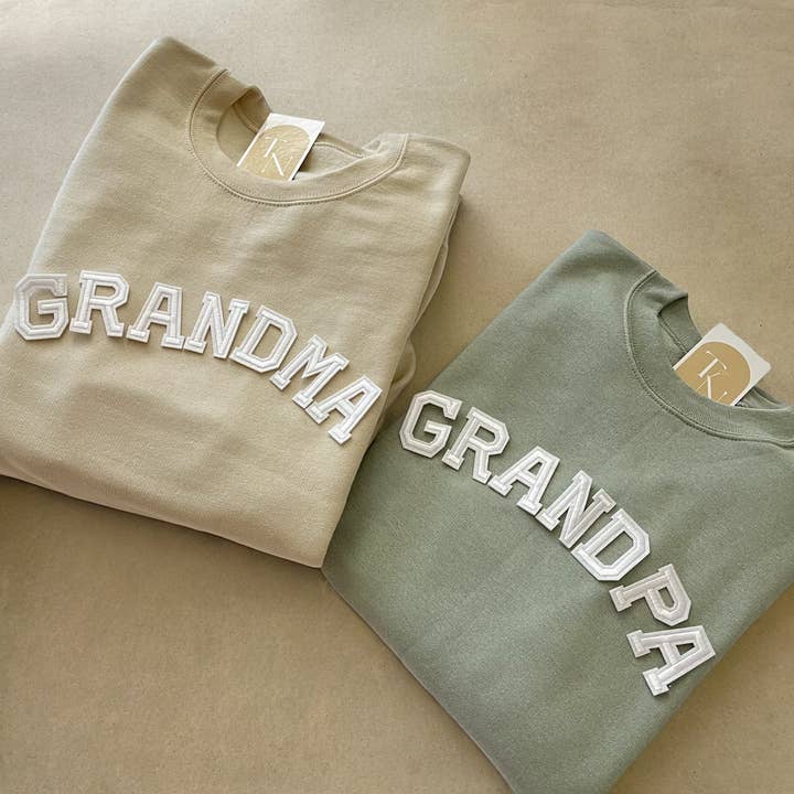 Threads And Needles, INC. – wholesale Sweatshirt – Unisex – Grandma Sweatshirt, Grandpa Sweatshirt, Grandma and Grandpa1