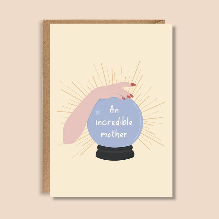 Incredible Mother Fortune Teller Greeting Card A5 for wholesale by EscDesignsUK