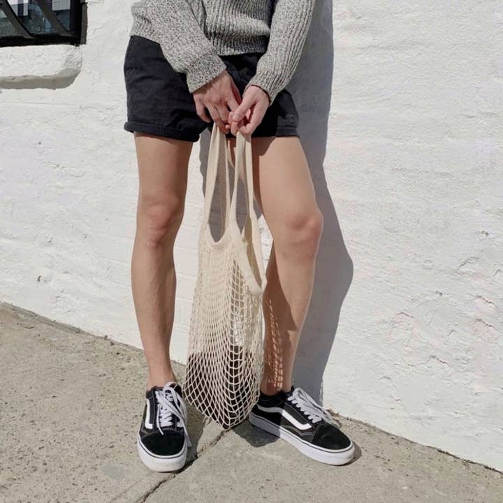 the french market bag no.2 in natural for wholesale on Faire4