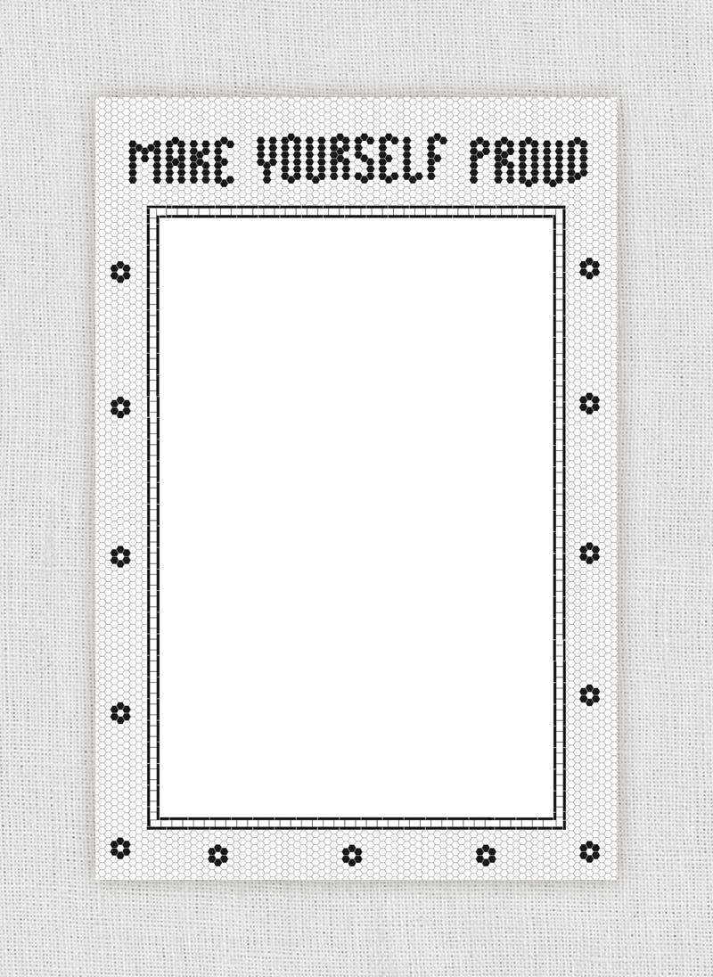 My Ohh My Studio - Wholesale Notepad - Make Yourself Proud Mosaic Notepad 4x62