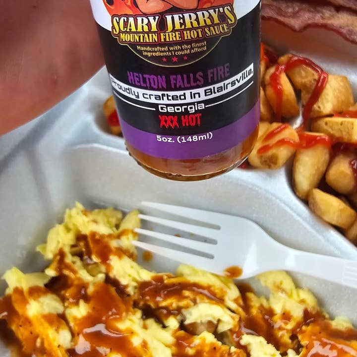 Scary Jerry's Mountain Fire Hot Sauce - Wholesale Hot Sauce - Helton Falls Fire Hot Sauce8