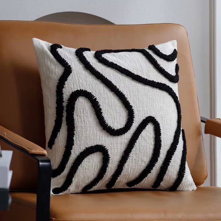 Delmar Decor - Wholesale Throw Pillow Cover - Modern Eclectic Throw Pillow Cover, 18x18 inch