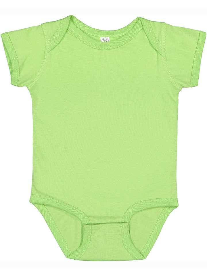 Total Apparel - Wholesale Bodysuit (Non-Footed) - Baby - Rabbit Skins Infant Fine Jersey Bodysuit | Blank Onesie 442419
