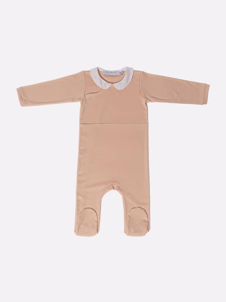 Pyjama bebe personalizada enterizo algodón pima orgánico para venta al por mayor de Hivras Paris