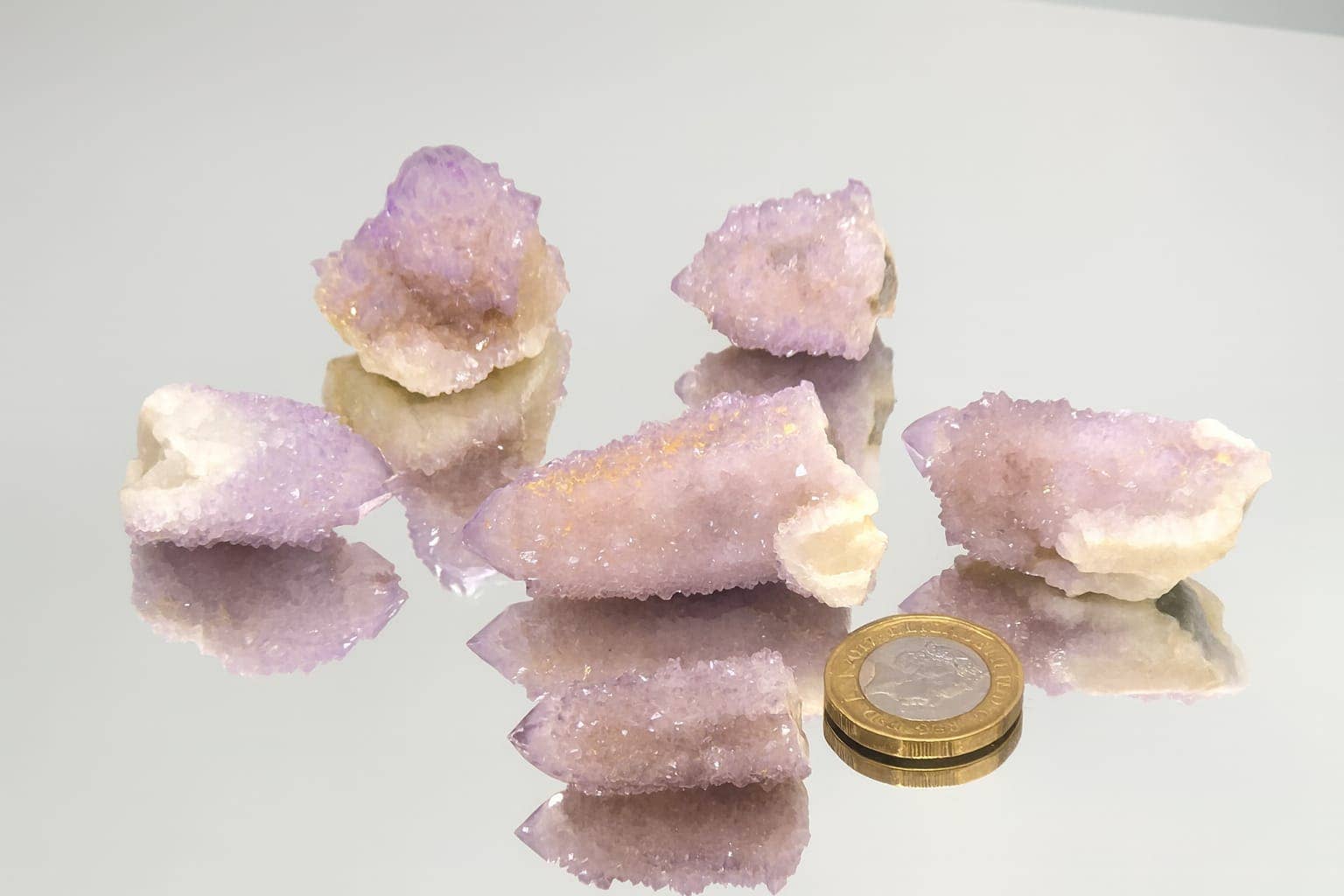 Distinction Crystals - Wholesale Spiritual Stone/Crystal - Small Amethyst Spirit Quartz Crystals - Batch1