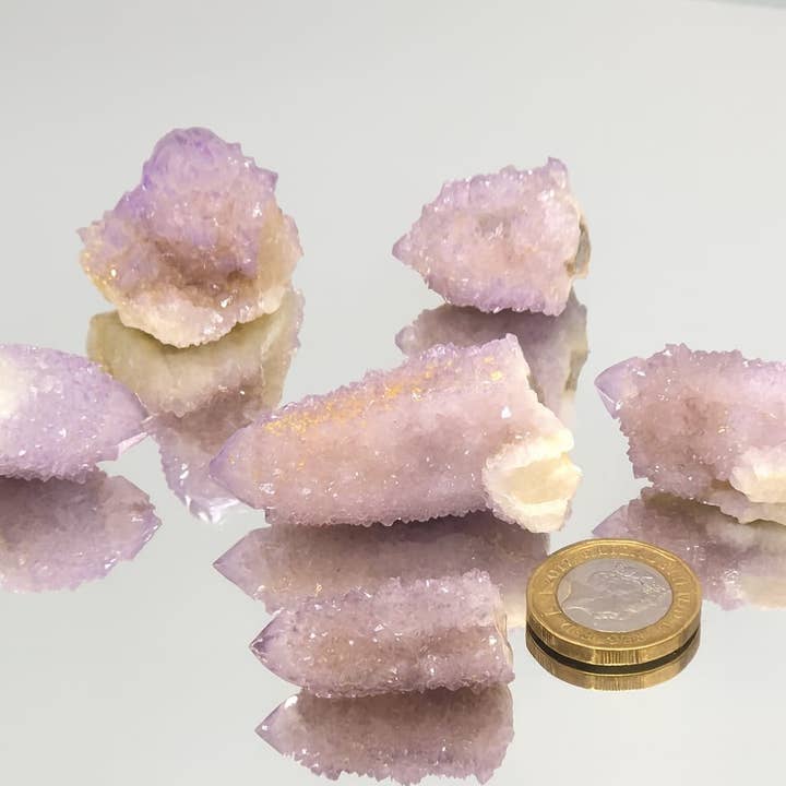 Distinction Crystals - Wholesale Spiritual Stone/Crystal - Small Amethyst Spirit Quartz Crystals - Batch1