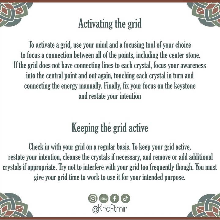 Kraftmir - Wholesale Spiritual Stone/Crystal - Pentacle Crystal Grid (Black)